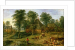 The Farmyard by Jan the Younger Brueghel