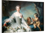 Portrait presumed to be Louise Diane d'Orleans as Flora, 1731 by Jean-Marc Nattier