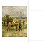 Before the Start, 1890 by John Lewis Brown