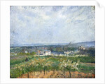 Landscape in Pontoise, 1877 by Camille Pissarro