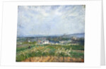 Landscape in Pontoise, 1877 by Camille Pissarro