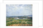 Landscape in Pontoise, 1877 by Camille Pissarro