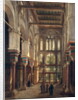Interior of the Mosque of El Mooristan in Cairo by Adrien Dauzats