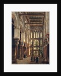 Interior of the Mosque of El Mooristan in Cairo by Adrien Dauzats