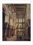 Interior of the Mosque of El Mooristan in Cairo by Adrien Dauzats