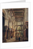 Interior of the Mosque of El Mooristan in Cairo by Adrien Dauzats