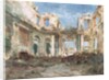 The Chateau de Saint-Cloud after the Fire by Pierre Tetar van Elven