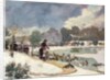 Ducks in the Bois de Boulogne by Emile Antoine Guillier