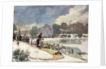 Ducks in the Bois de Boulogne by Emile Antoine Guillier