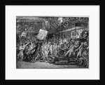 The People of Paris storm the Tuileries on 10 August, 1792 by Francois Pascal Simon Baron Gerard