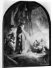 The Great Raising of Lazarus by Rembrandt Harmensz. van Rijn