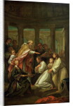 Baptism of St. Augustine study for the decoration of the Invalides, 1702 by Louis de the Younger Boulogne
