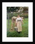 Manda Lametrie, The Farm Maid, 1887 by Alfred Roll