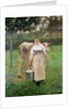 Manda Lametrie, The Farm Maid, 1887 by Alfred Roll