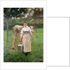 Manda Lametrie, The Farm Maid, 1887 by Alfred Roll