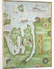 Fol.10v Map of Scandinavia and Northern Russia by Guillaume Le Testu