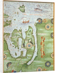 Fol.10v Map of Scandinavia and Northern Russia by Guillaume Le Testu