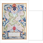 Fol.7v Map of the North Pole by Guillaume Le Testu