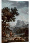 The Alpine Shepherdess, 18th century by Claude Joseph Vernet