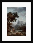 The Alpine Shepherdess, 18th century by Claude Joseph Vernet