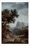 The Alpine Shepherdess, 18th century by Claude Joseph Vernet