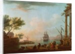 Sea Port, Sunrise, 1757 by Claude Joseph Vernet
