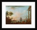 Sea Port, Sunrise, 1757 by Claude Joseph Vernet