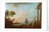 Sea Port, Sunrise, 1757 by Claude Joseph Vernet