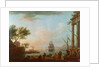 Sea Port, Sunrise, 1757 by Claude Joseph Vernet
