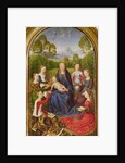 Virgin and Child with Saints, left hand panel from the Diptych of Jean du Cellier, c.1490 by Hans Memling