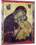The Virgin Eleousa by Byzantine Byzantine