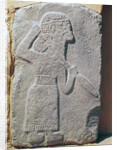Orthostat depicting a soldier from the Palace of Kapara, King of Guzama, Tell Halaf, Syria by Aramaean
