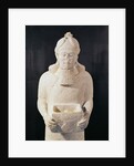Statuette of a man carrying a box by Assyrian