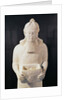 Statuette of a man carrying a box by Assyrian