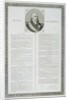 Charter of Louis XVIII 1814 by French School