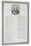 Charter of Louis XVIII 1814 by French School