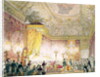 The Chapel of Rest of Louis XVIII at the Tuileries by Jean-Baptiste Isabey