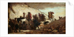 The Fugitives or The Emigrants, c.1849-50 by Honore Daumier