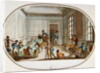 Maximilien de Robespierre injured in the antechamber of the Comite de Salut Public, 10 Thermidor An II by French School