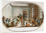 Maximilien de Robespierre injured in the antechamber of the Comite de Salut Public, 10 Thermidor An II by French School