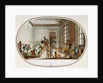 Maximilien de Robespierre injured in the antechamber of the Comite de Salut Public, 10 Thermidor An II by French School