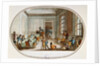 Maximilien de Robespierre injured in the antechamber of the Comite de Salut Public, 10 Thermidor An II by French School
