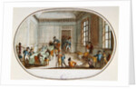 Maximilien de Robespierre injured in the antechamber of the Comite de Salut Public, 10 Thermidor An II by French School