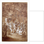 Scene from of 'The Marriage of Figaro' by Pierre-Augustin Caron de Beaumarchais 1785 by Jacques Philippe Joseph de Saint-Quentin