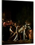 Resurrection of Lazarus by Michelangelo Merisi da Caravaggio