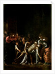 Resurrection of Lazarus by Michelangelo Merisi da Caravaggio