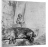 The Sow, 1643 by Rembrandt Harmensz. van Rijn