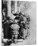 Beggars on the Doorstep of a House, 1648 by Rembrandt Harmensz. van Rijn