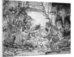 Nativity, 1654 by Rembrandt Harmensz. van Rijn