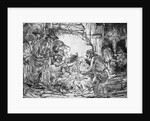 Nativity, 1654 by Rembrandt Harmensz. van Rijn
